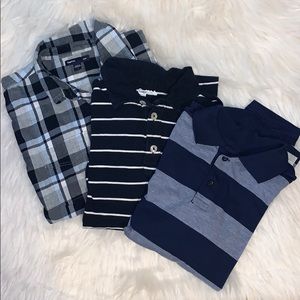 Lot of 3 Gap Kids long-sleeves shirts